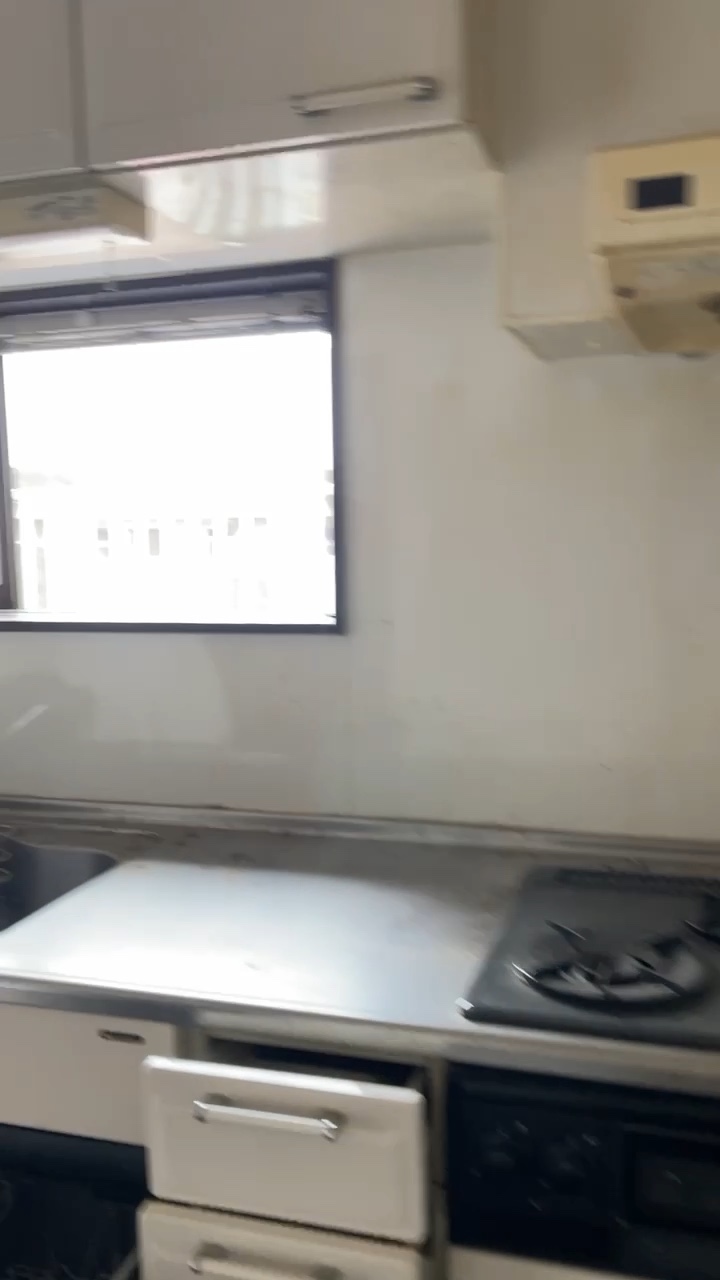改修前の動画から切り出した既存キッチン